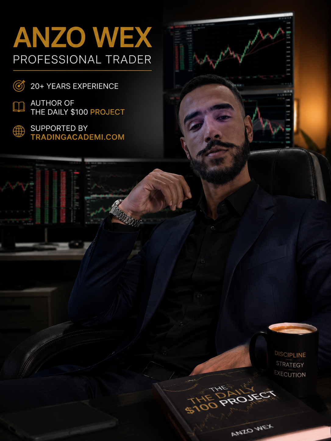 ANZO WEX professional trader portrait