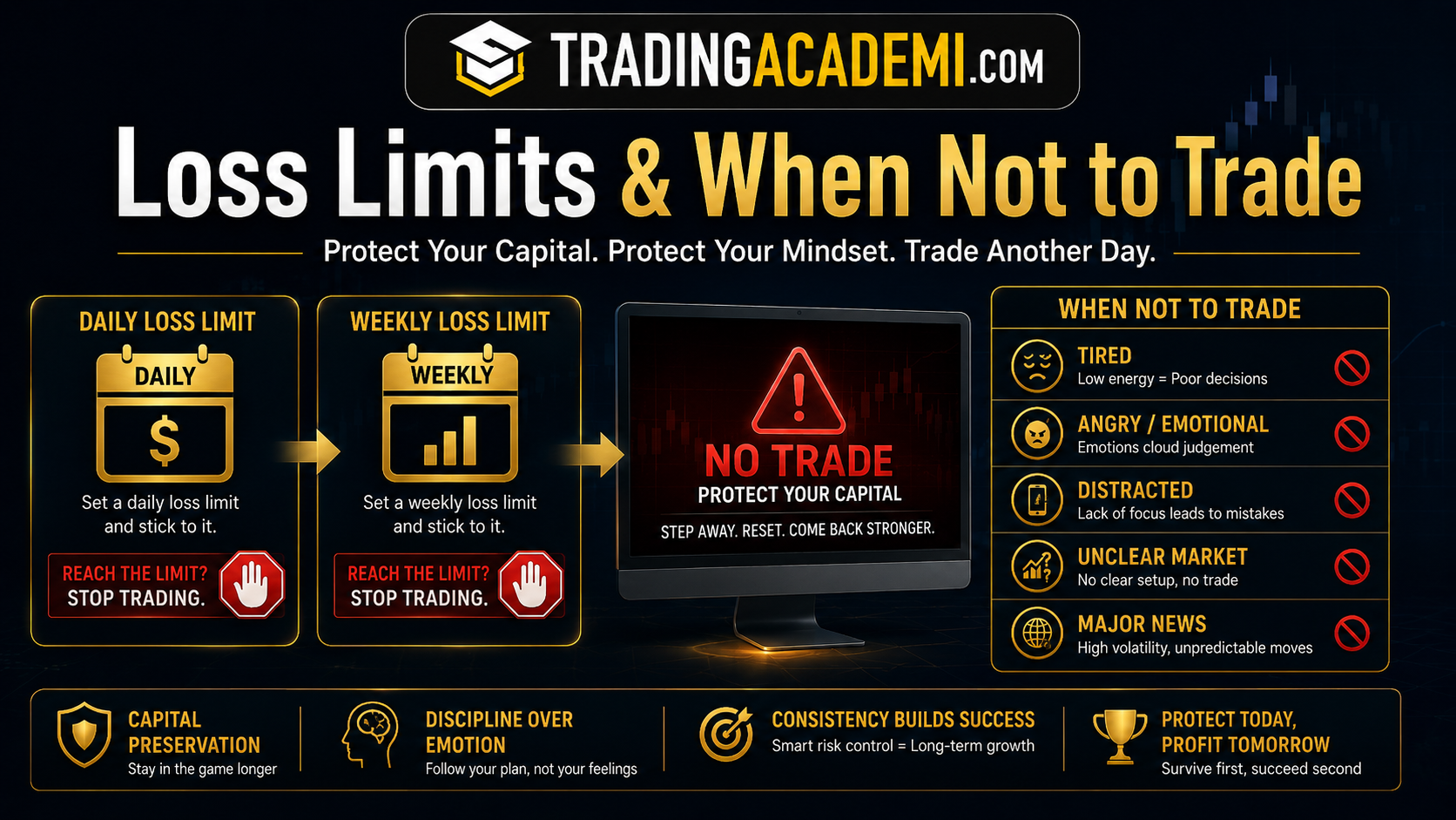 Set Daily and Weekly Loss Limits