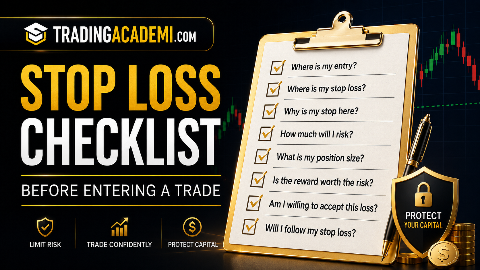 Stop Loss Checklist Before Entering a Trade