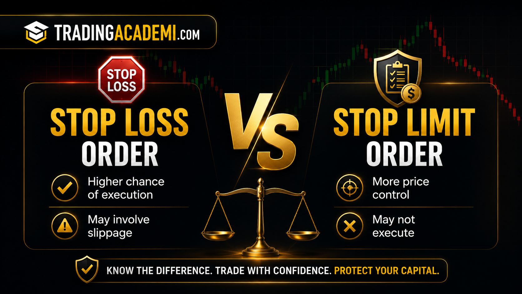 Stop Loss vs Stop Limit Order