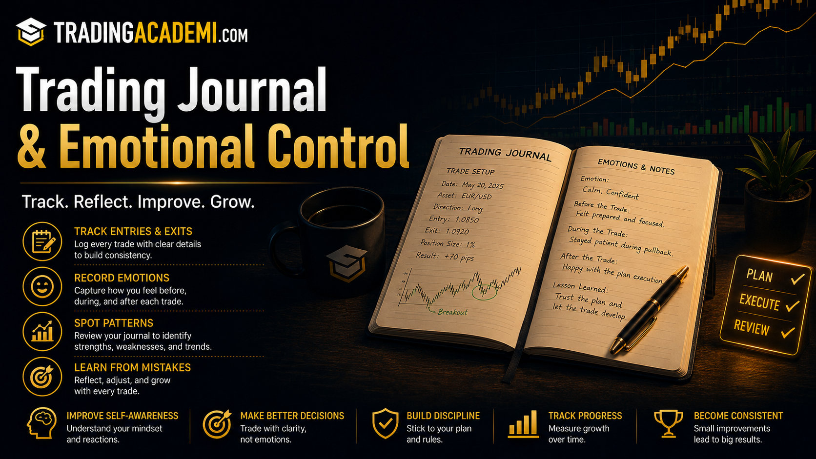 Trading Journal for Emotional Control