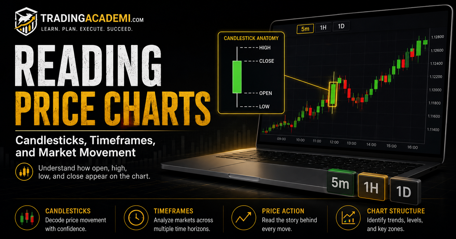 Reading the price chart